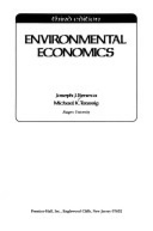 Cover of Environmental Economics