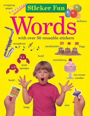 Book cover for Sticker Fun - Words