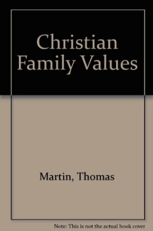 Cover of Christian Family Values