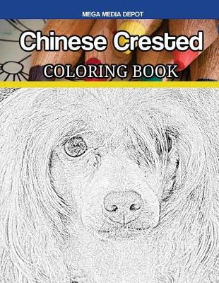 Book cover for Chinese Crested Coloring Book