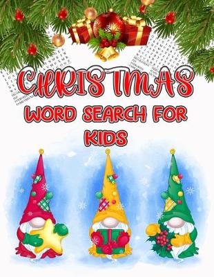 Book cover for Christmas Word Search for Kids