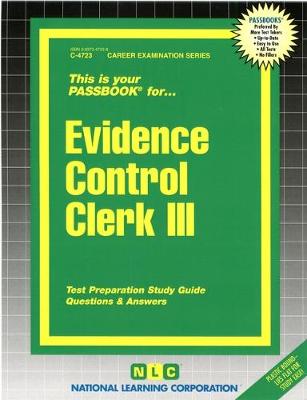 Book cover for Evidence Control Clerk III