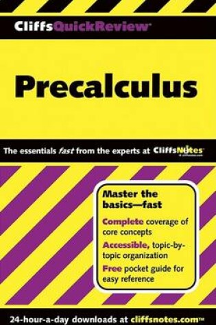 Cover of CliffsQuickReview Precalculus