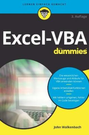Cover of Excel–VBA für Dummies – 3e