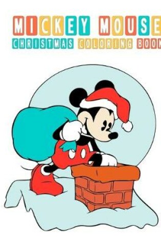 Cover of mickey mouse christmas coloring book