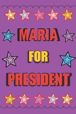 Book cover for Maria for President