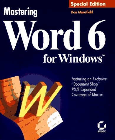 Book cover for Mastering Word 6 for Windows