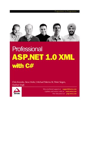 Book cover for Professional ASP.NET 1.0  XML with C#