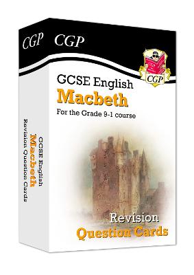 Book cover for GCSE English Shakespeare - Macbeth Revision Question Cards