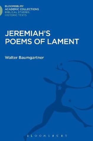 Cover of Jeremiah's Poems of Lament