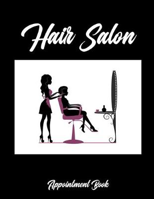 Book cover for Hair Salon Appointment Book