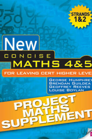 Cover of New Concise Maths 4 & 5 Project Maths Supplement