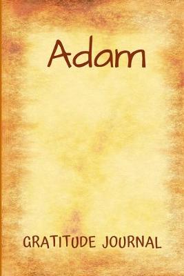 Book cover for Adam Gratitude Journal