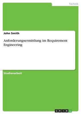 Book cover for Anforderungsermittlung im Requirement Engineering