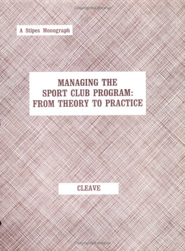 Book cover for Managing the Sport Club Programme