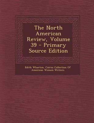 Book cover for The North American Review, Volume 39