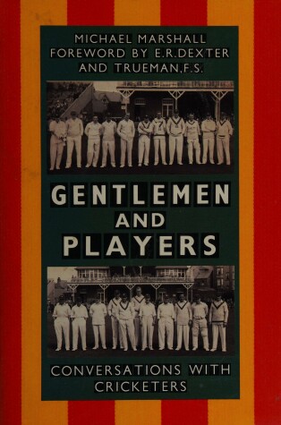 Book cover for Gentlemen Versus Players