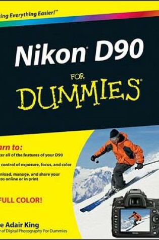 Cover of Nikon D90 For Dummies