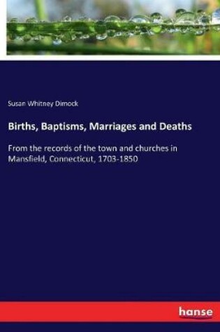Cover of Births, Baptisms, Marriages and Deaths