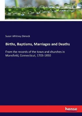 Book cover for Births, Baptisms, Marriages and Deaths