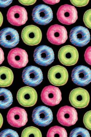 Cover of Bullet Journal Funky Iced Doughnuts Pattern 1