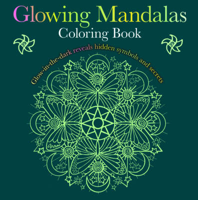 Book cover for Glowing Mandalas Coloring Book