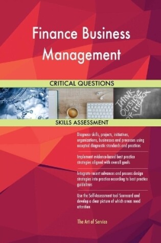 Cover of Finance Business Management Critical Questions Skills Assessment