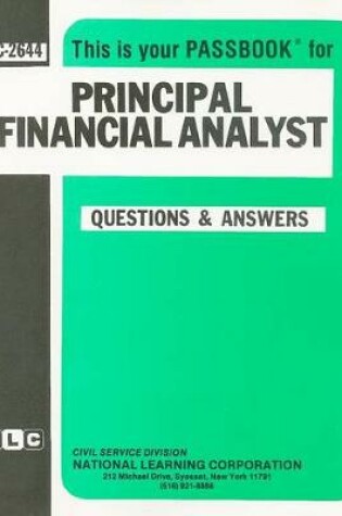 Cover of Principal Financial Analyst