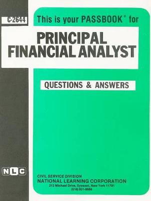 Book cover for Principal Financial Analyst