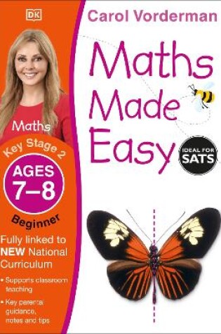 Cover of Maths Made Easy: Beginner, Ages 7-8 (Key Stage 2)