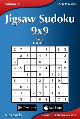 Cover of Jigsaw Sudoku 9x9 - Hard - Volume 4 - 276 Puzzles