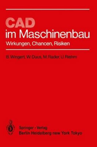 Cover of CAD im Maschinenbau