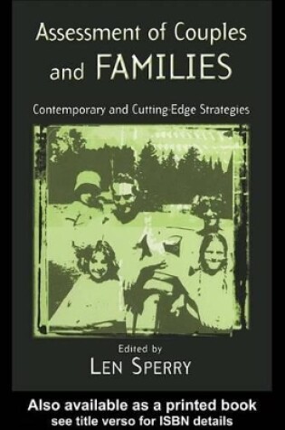 Cover of Assessment of Couples and Families