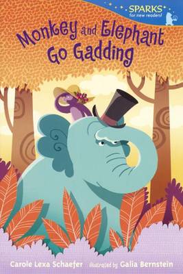 Book cover for Monkey and Elephant Go Gadding