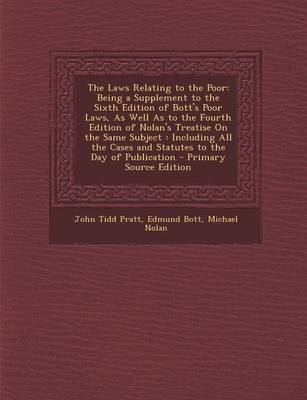 Book cover for The Laws Relating to the Poor