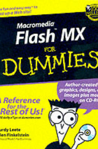 Cover of Macromedia Flash MX For Dummies