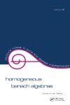 Book cover for Homogeneous Banach Algebras