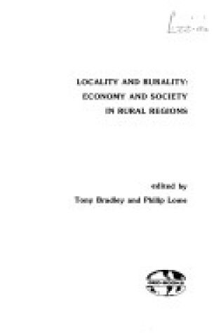 Cover of Locality and Rurality