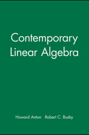 Cover of TI-89 Calculator Technology Resource Manual to accompany Contemporary Linear Algebra