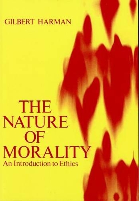 Book cover for The Nature of Morality