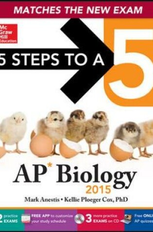 Cover of 5 Steps to a 5 AP Biology with CD-ROM, 2015 Edition