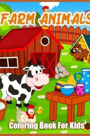 Cover of Farm Animals Coloring Book