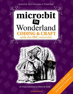 Book cover for micro:bit in Wonderland