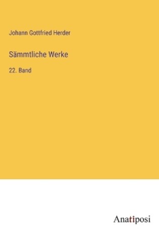 Cover of S�mmtliche Werke