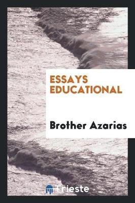 Book cover for Essays Educational