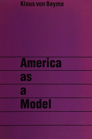 Cover of America as a Model