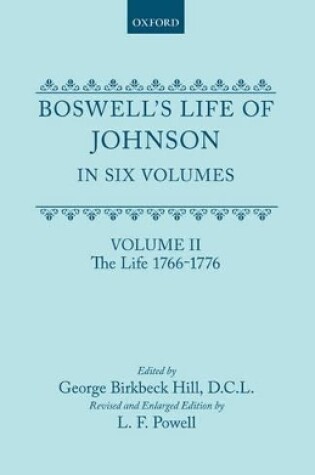 Cover of Boswell's Life of Johnson in Six Volumes: Volume II