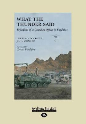 Book cover for What the Thunder Said