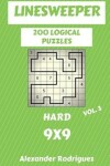 Book cover for Linesweeper Puzzles 9x9 - Hard 200 vol. 3