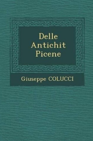 Cover of Delle Antichit Picene